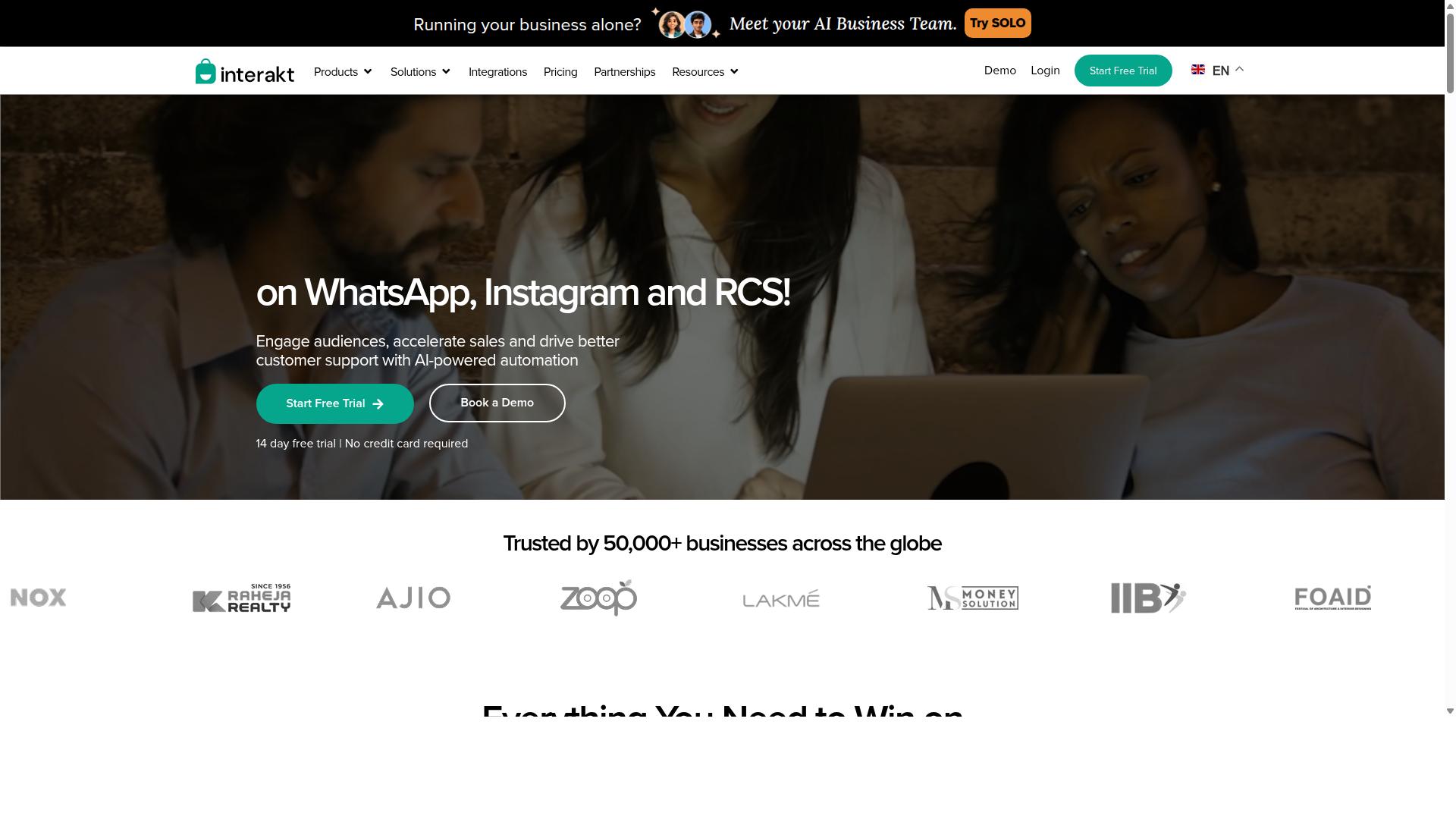 Interakt website